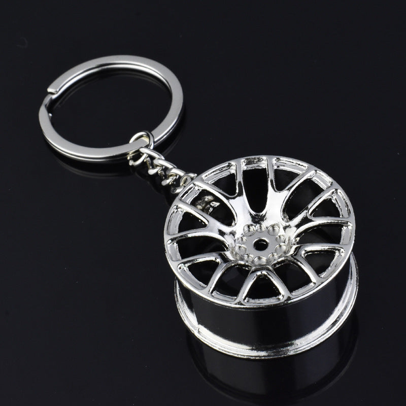 Wholesale Car Modified Wheel Hub Metal Keychain
